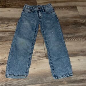 Boys Old Navy size 7 straight build flex Classic Blue Denim Jeans